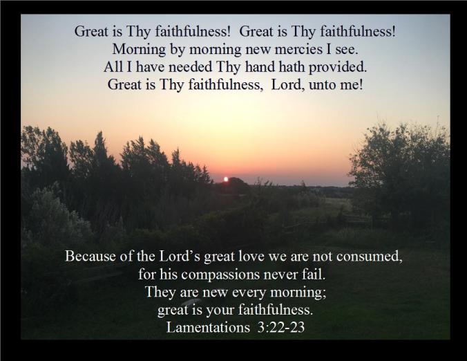 Great is thy faithfulness square